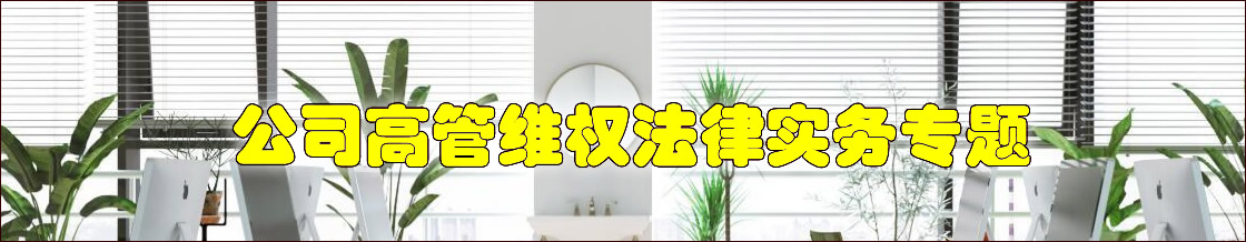 深圳公司高管维权律师实务专题